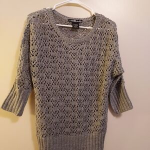 United States sweater metallic blue small